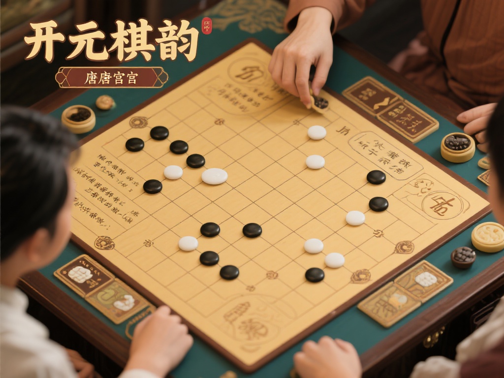 以一款名为“开元棋韵”的游戏为例，其设计灵感来源于